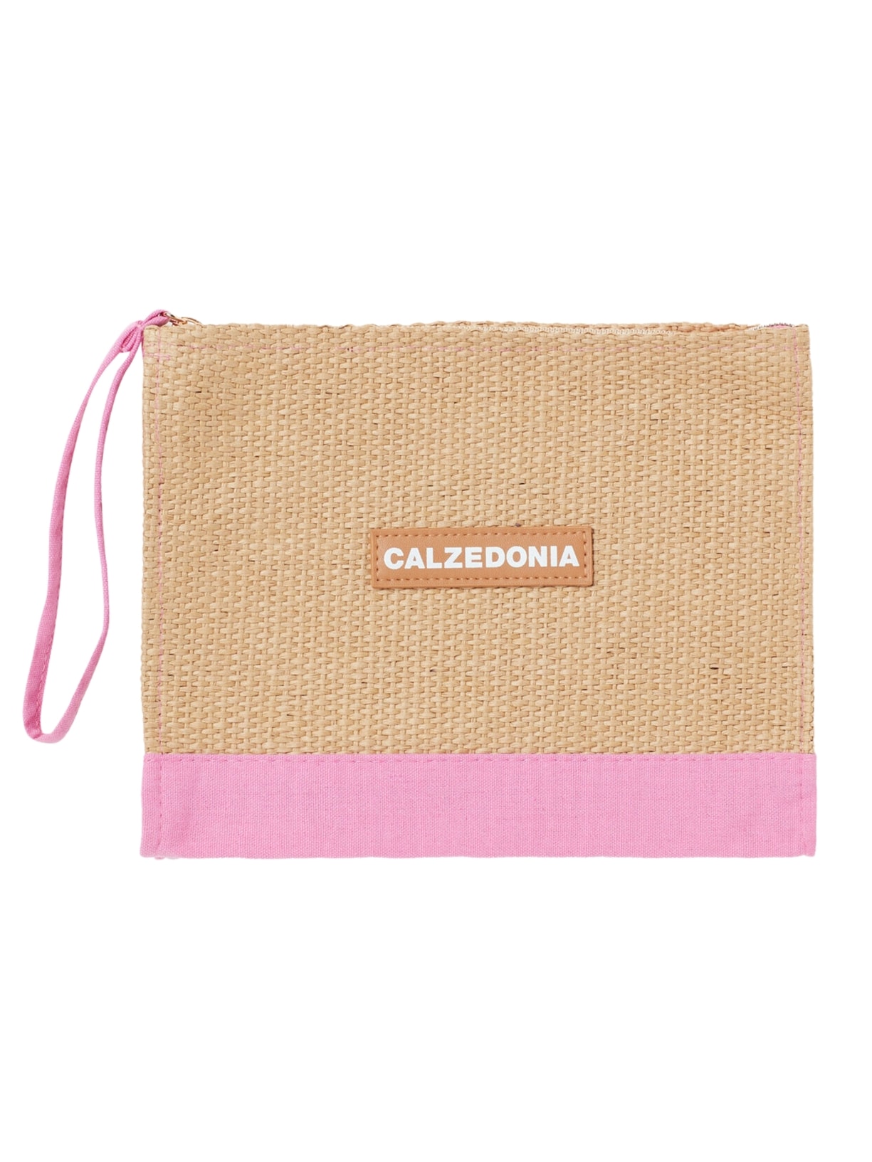 Necessaire Com Logótipo Calzedonia e Zíper - Rosa