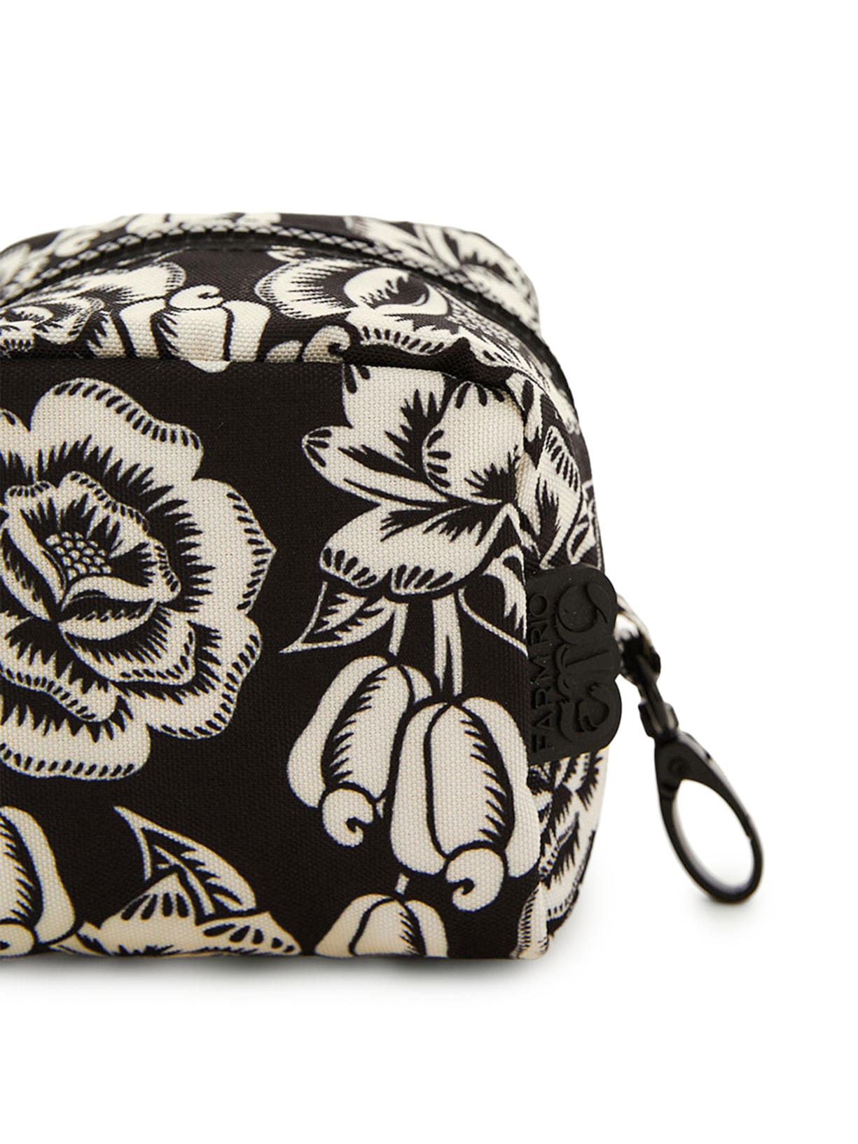 Necessaire Feminina Caçula Floral Caju Preto Farm Etc