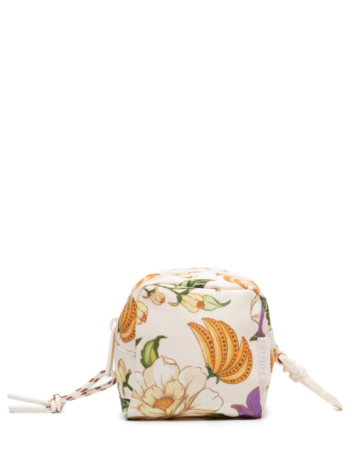 Necessaire Feminina Caçula Pássaro em Flor - Branco