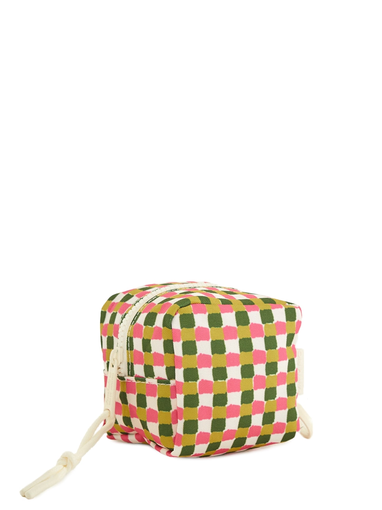 Necessaire Feminina Caçula Quadriculado Verde Farm Etc