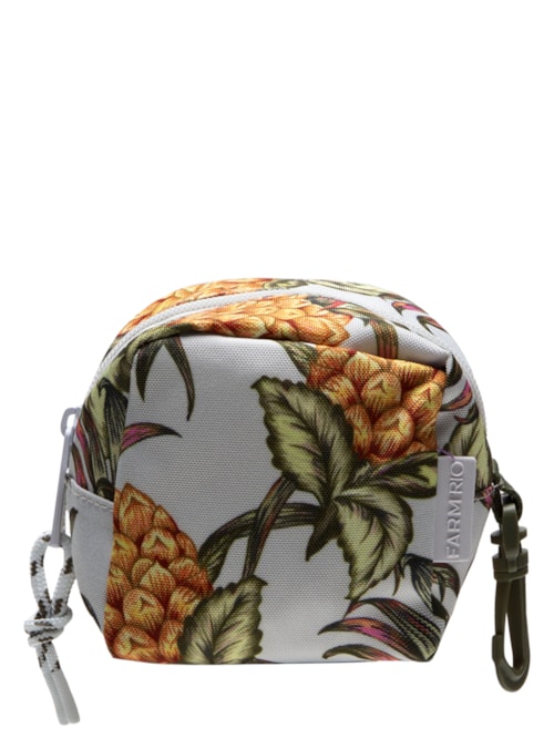 Necessaire Feminina Caçula Suco de Abacaxi - Branco