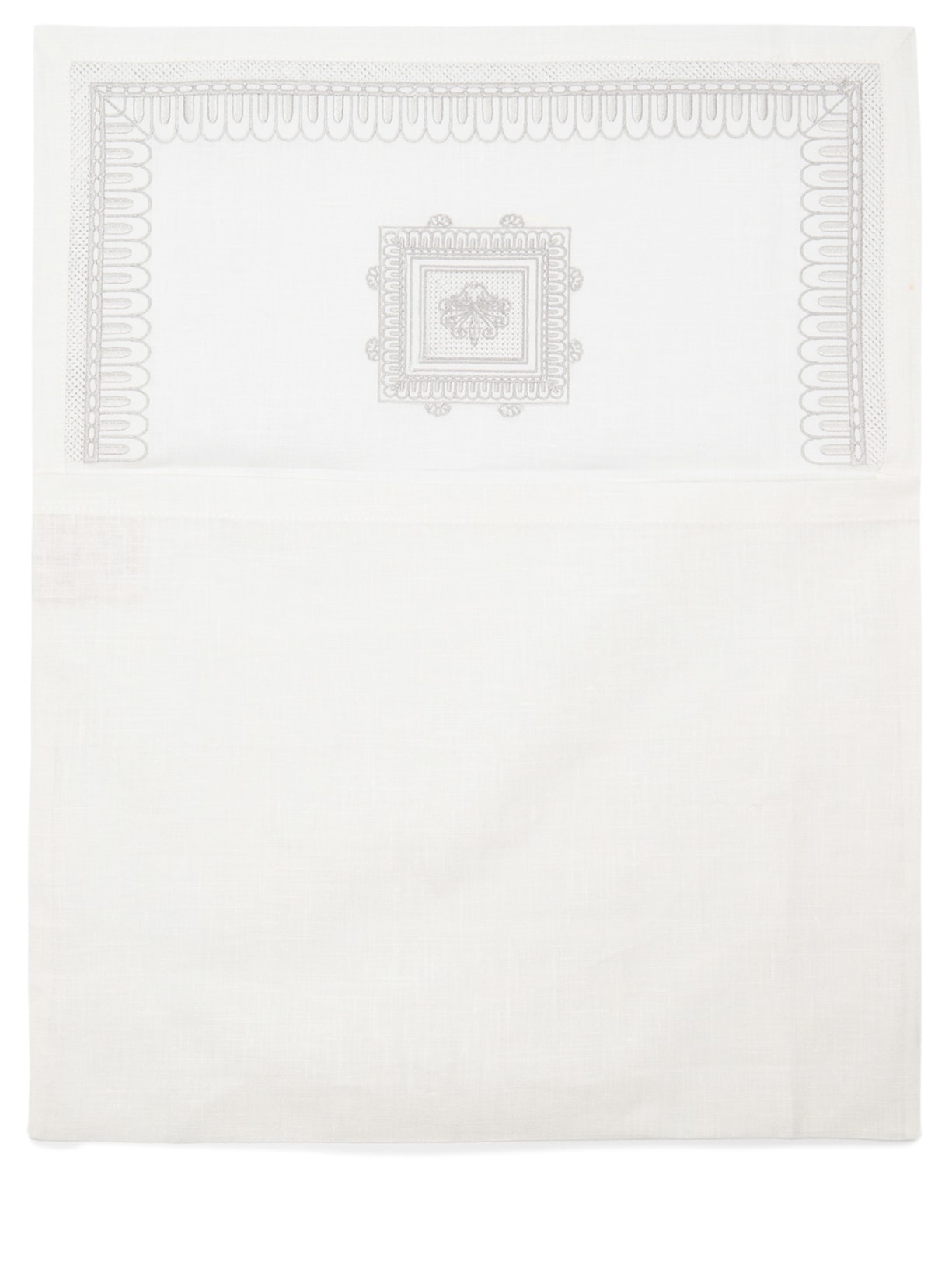 Necessaire Feminina Em Linho Branco '2Home