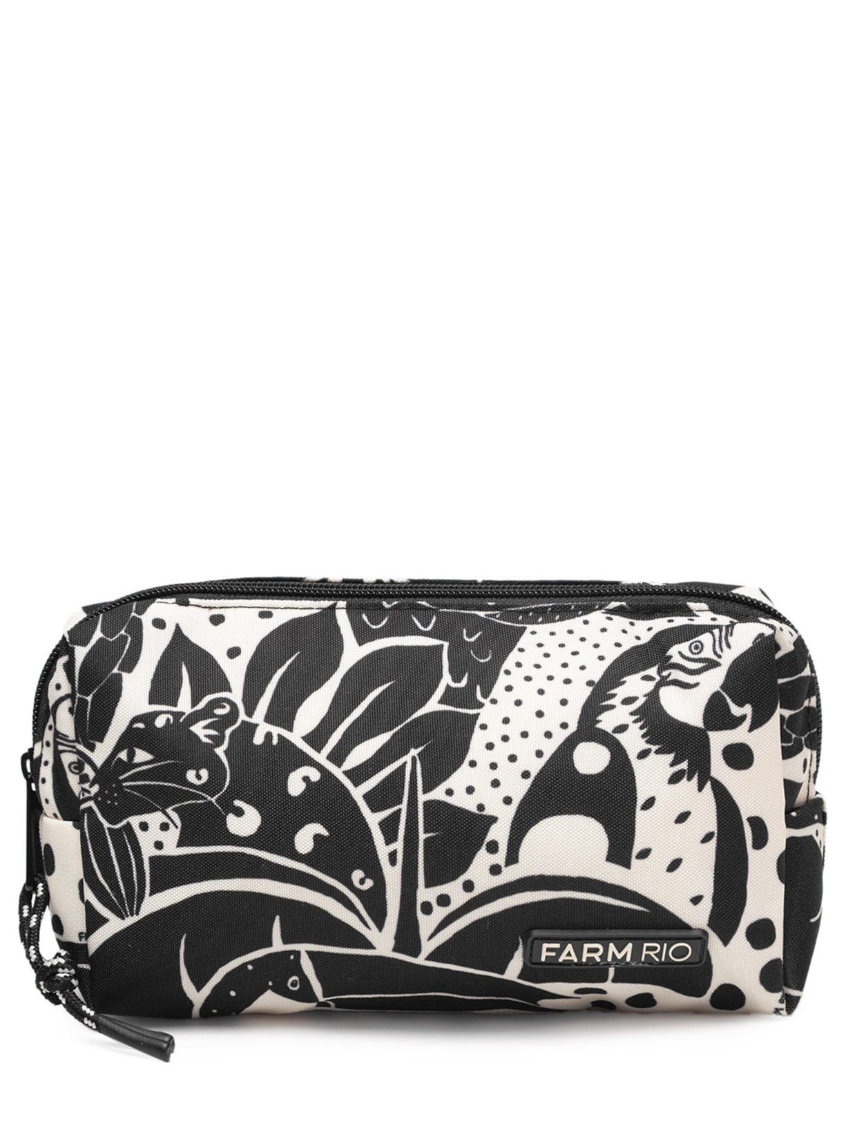 Necessaire Feminina Maxi Ora Bolas Bichos na Flor - Preto