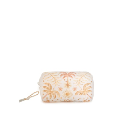 Necessaire Feminina Maxi Ora Bolas Coqueiral - Branco