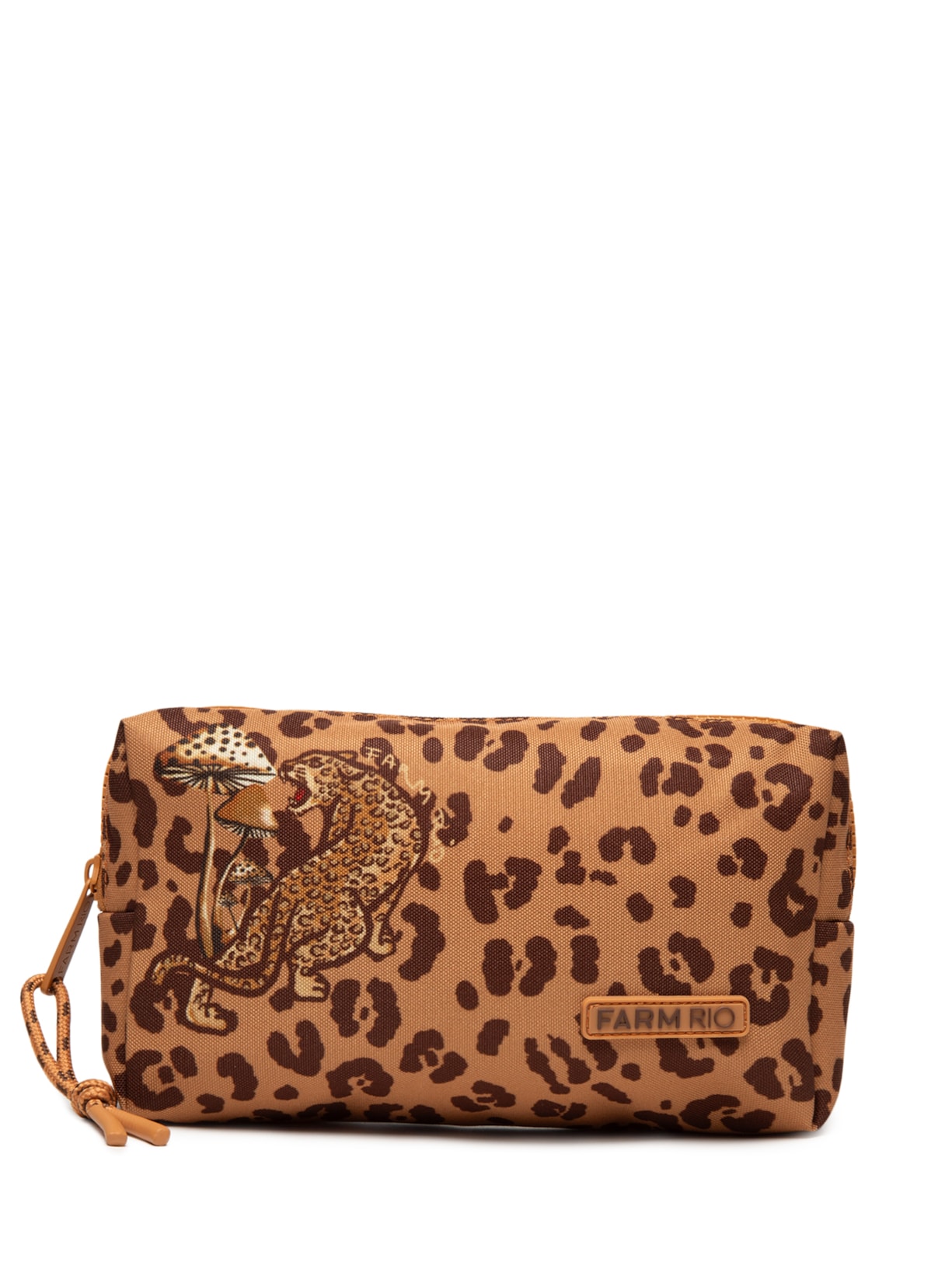 Necessaire Feminina Maxi Ora Bolas Onça - Marrom