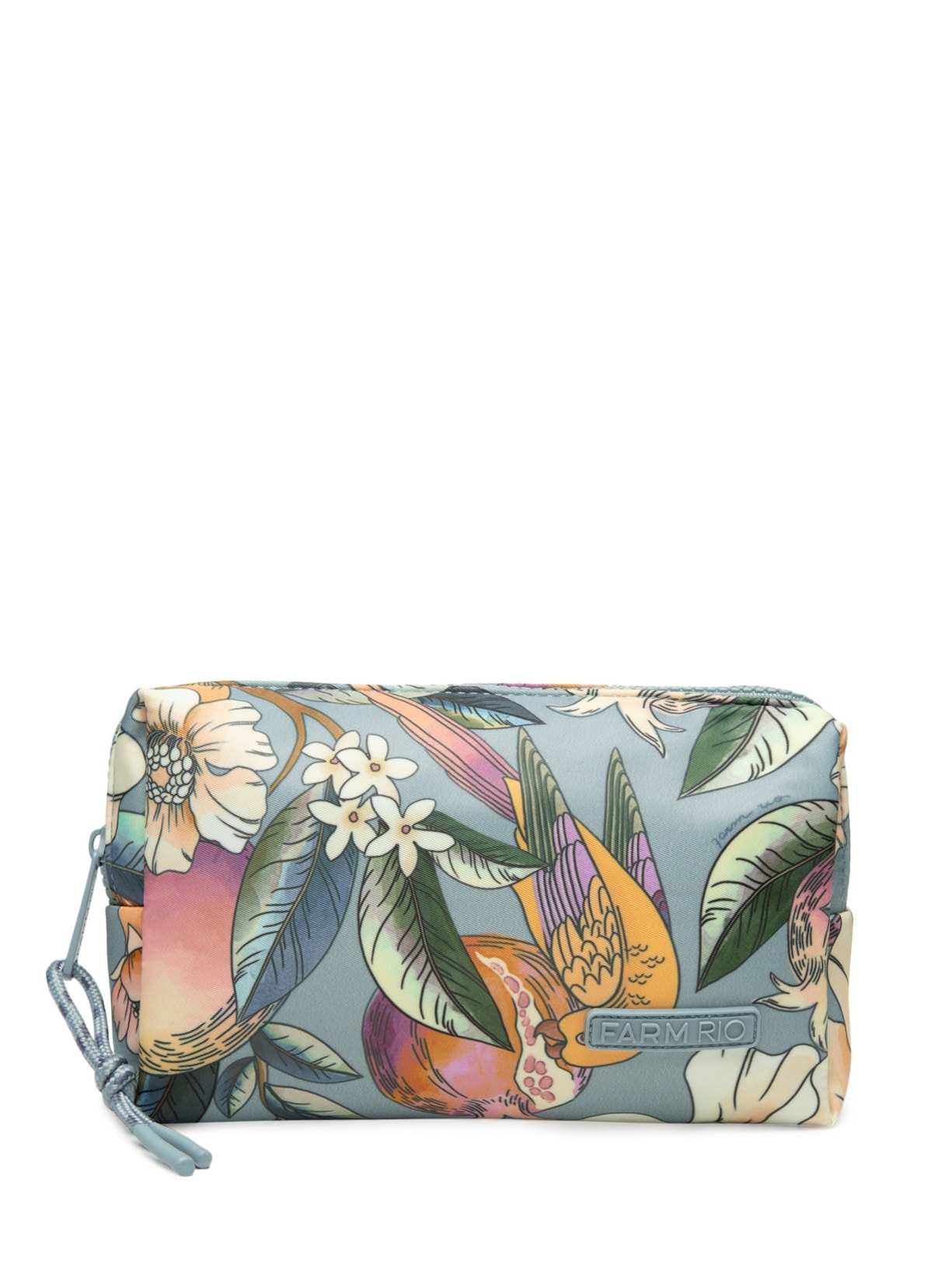 Necessaire Feminina Maxi Ora Bolas Romance Azul Farm Etc