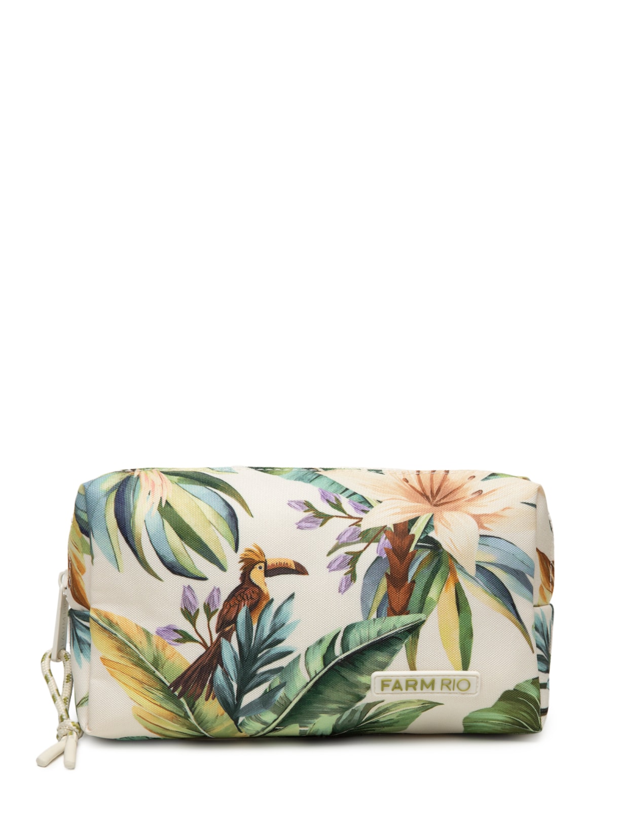 Necessaire Feminina Maxi Ora Bolas Tropicália - Branco
