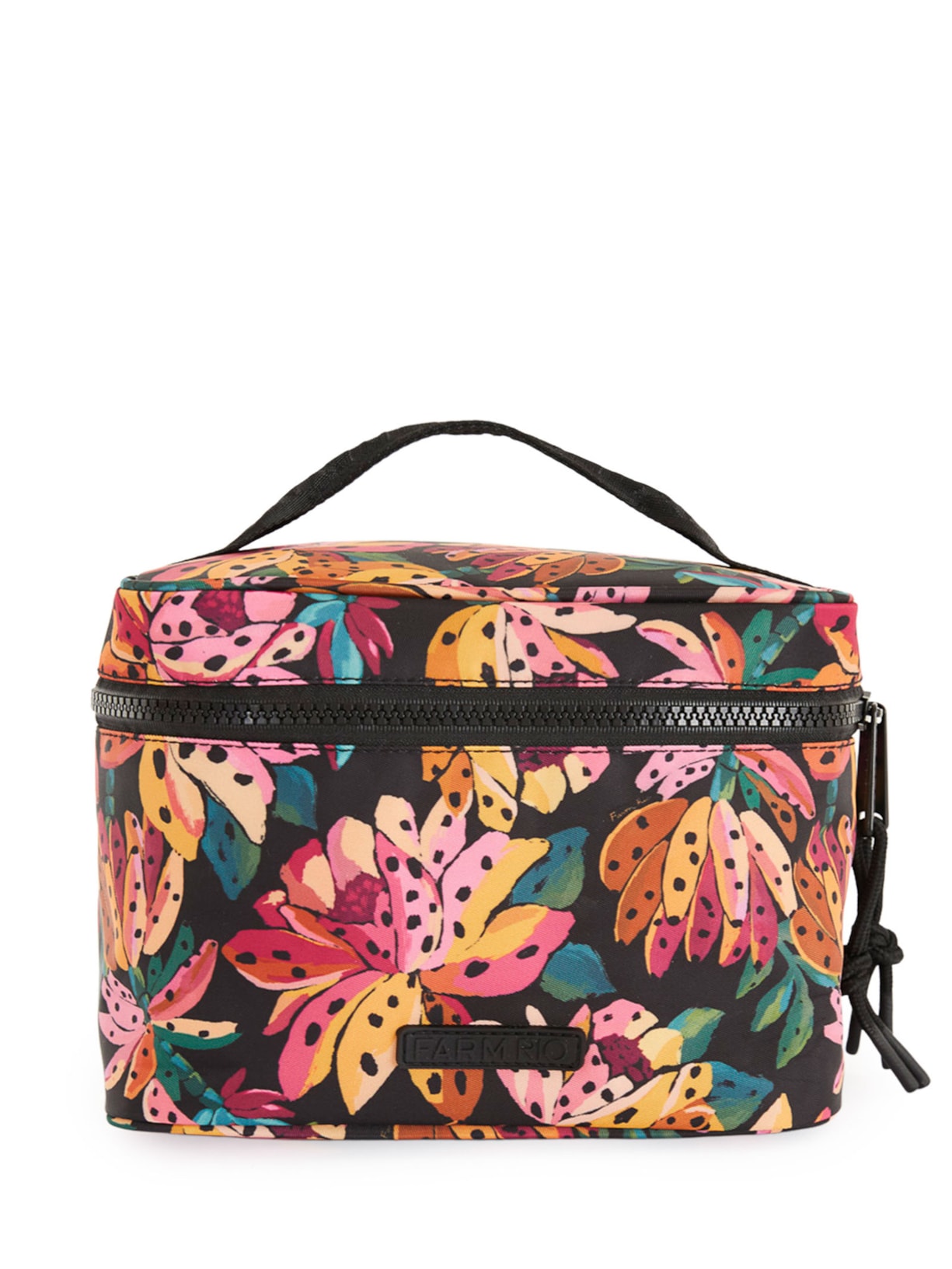 Necessaire Feminina Me Leva Flor De Banana - Preto