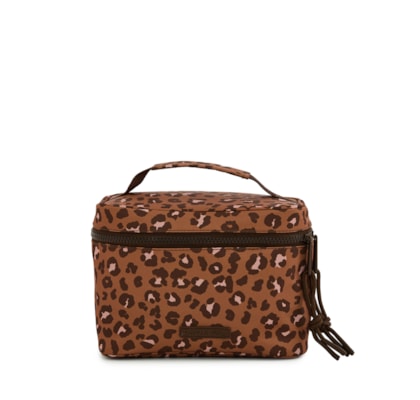 Necessaire Feminina Me Leva Onça Bandana - Animal Print