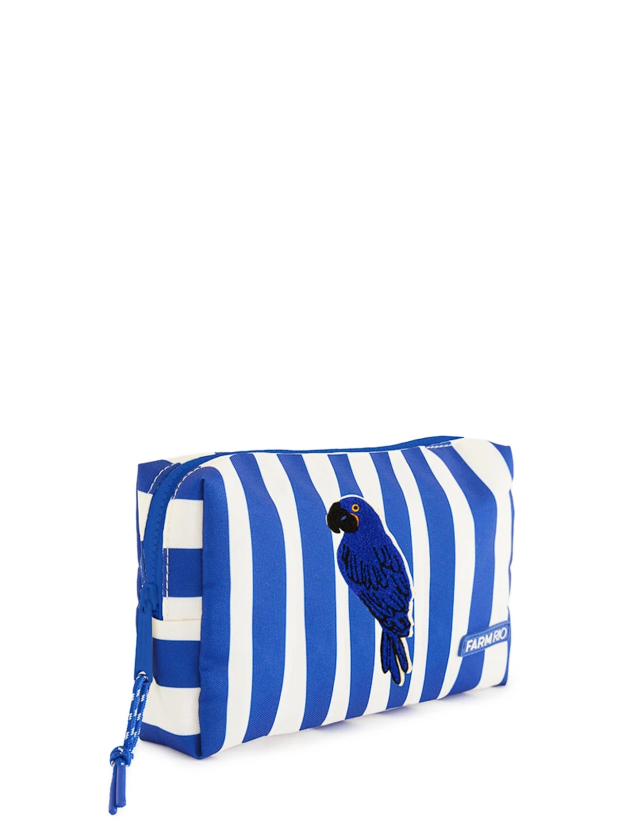 Necessaire Feminina Ora Bolas G Arara Listrada Azul Farm Etc