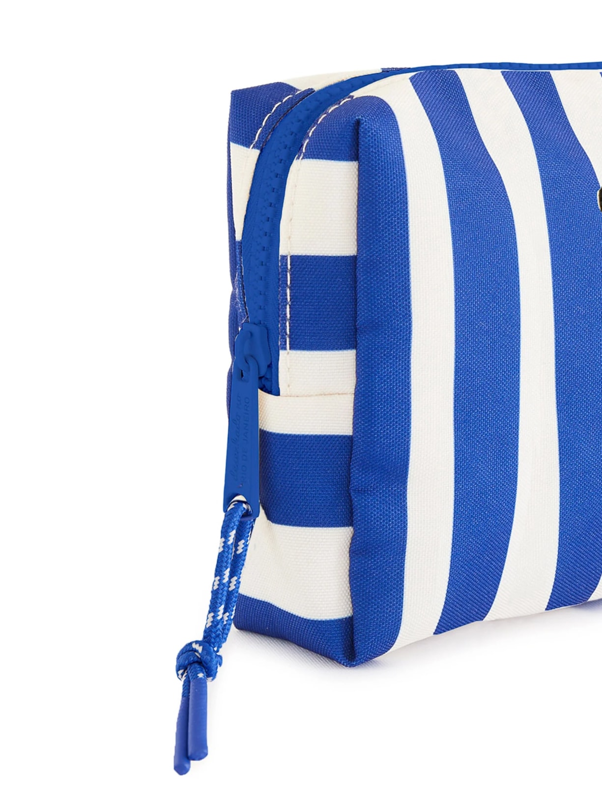 Necessaire Feminina Ora Bolas G Arara Listrada Azul Farm Etc