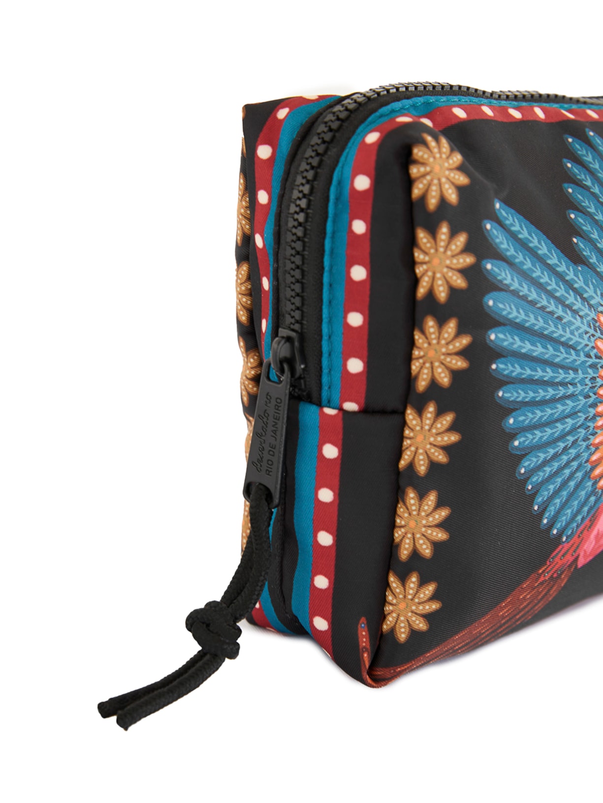 Necessaire Feminina Ora Bolas Samba Das Araras Preto Farm Etc