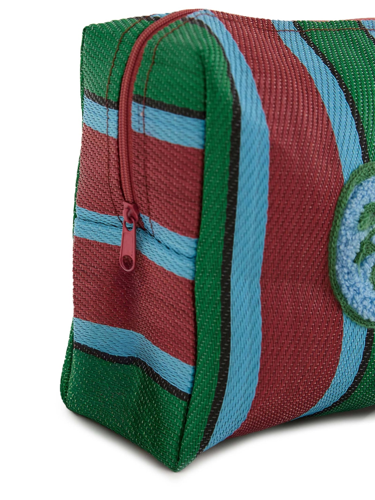 Necessaire Feminina Ráfia Multicolor Vermelho Farm Etc