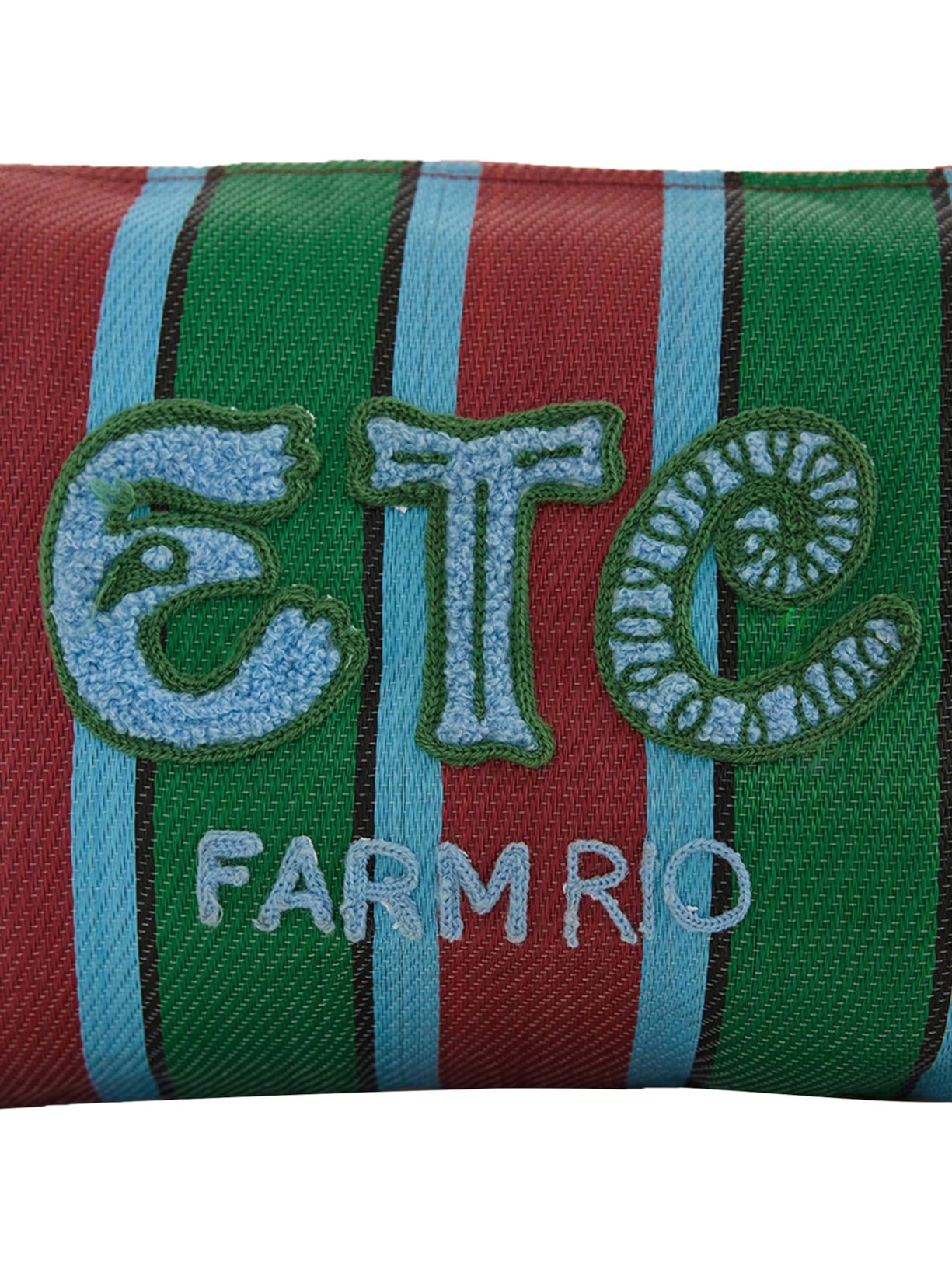 Necessaire Feminina Ráfia Multicolor Vermelho Farm Etc
