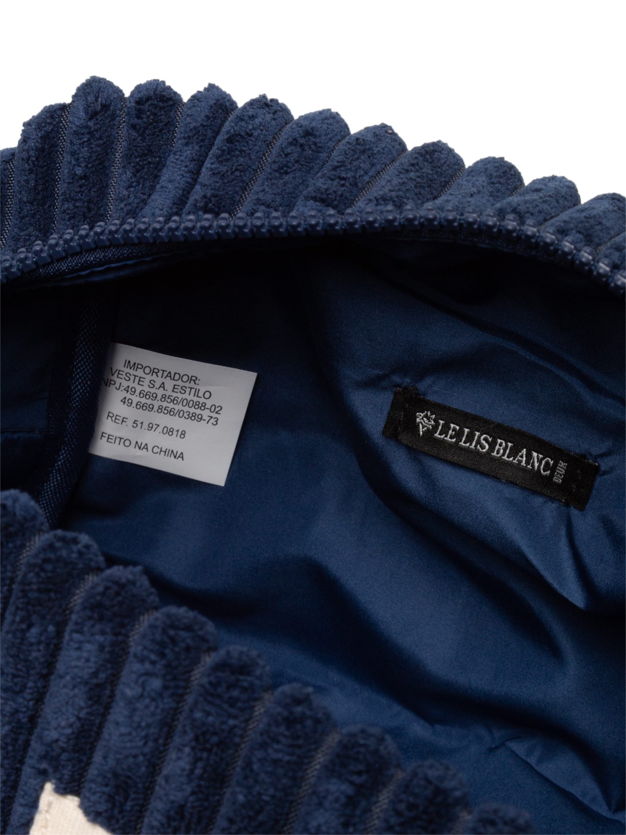 Necessaire Feminina Waleria Navy Azul Le Lis