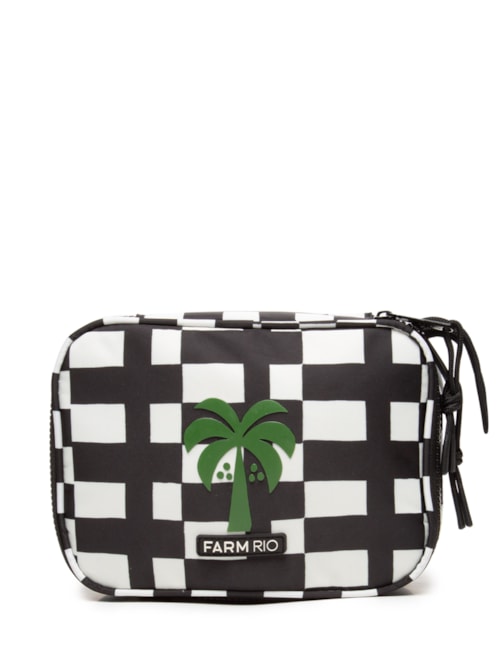 Necessaire Feminina Xero Dança De Listras - Preto