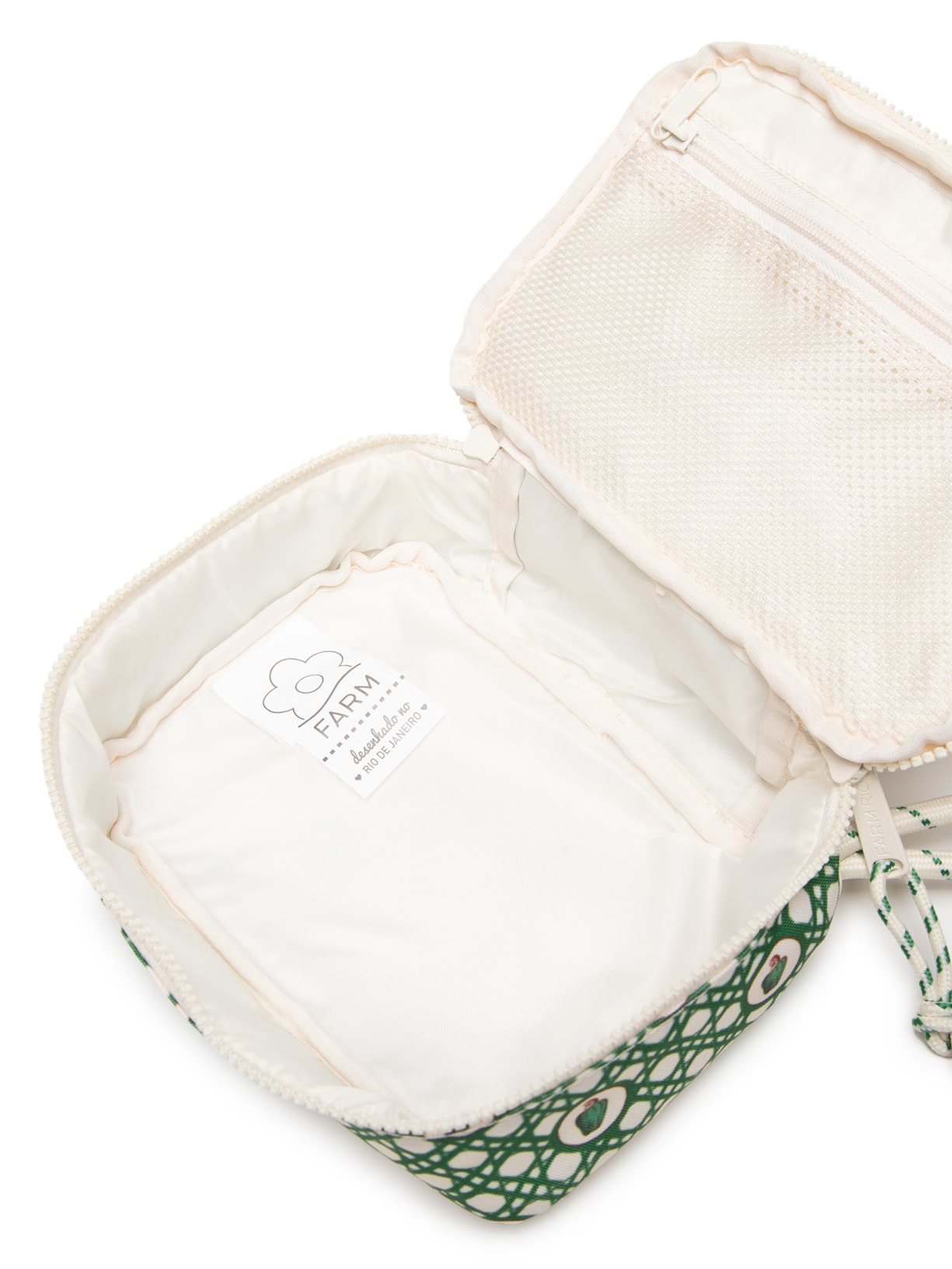 Necessaire Feminina Xerô Delicadeza De Verão Verde Farm Etc