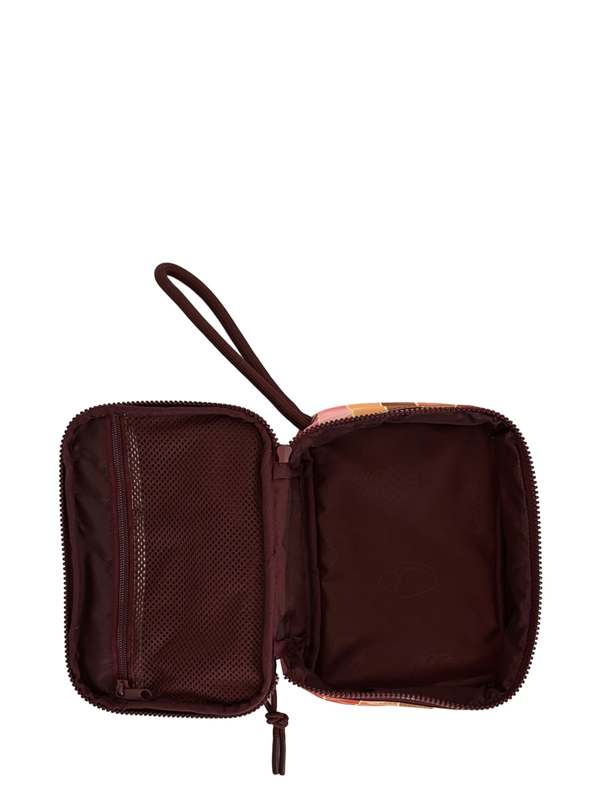 Necessaire Feminina Xerô Listra Mosaico Marrom Farm Etc