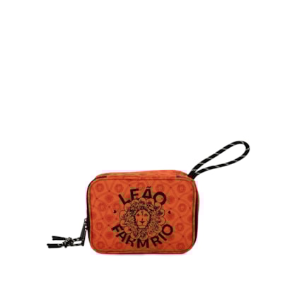 Necessaire Feminina  Xero Silk Matte Leão - Laranja
