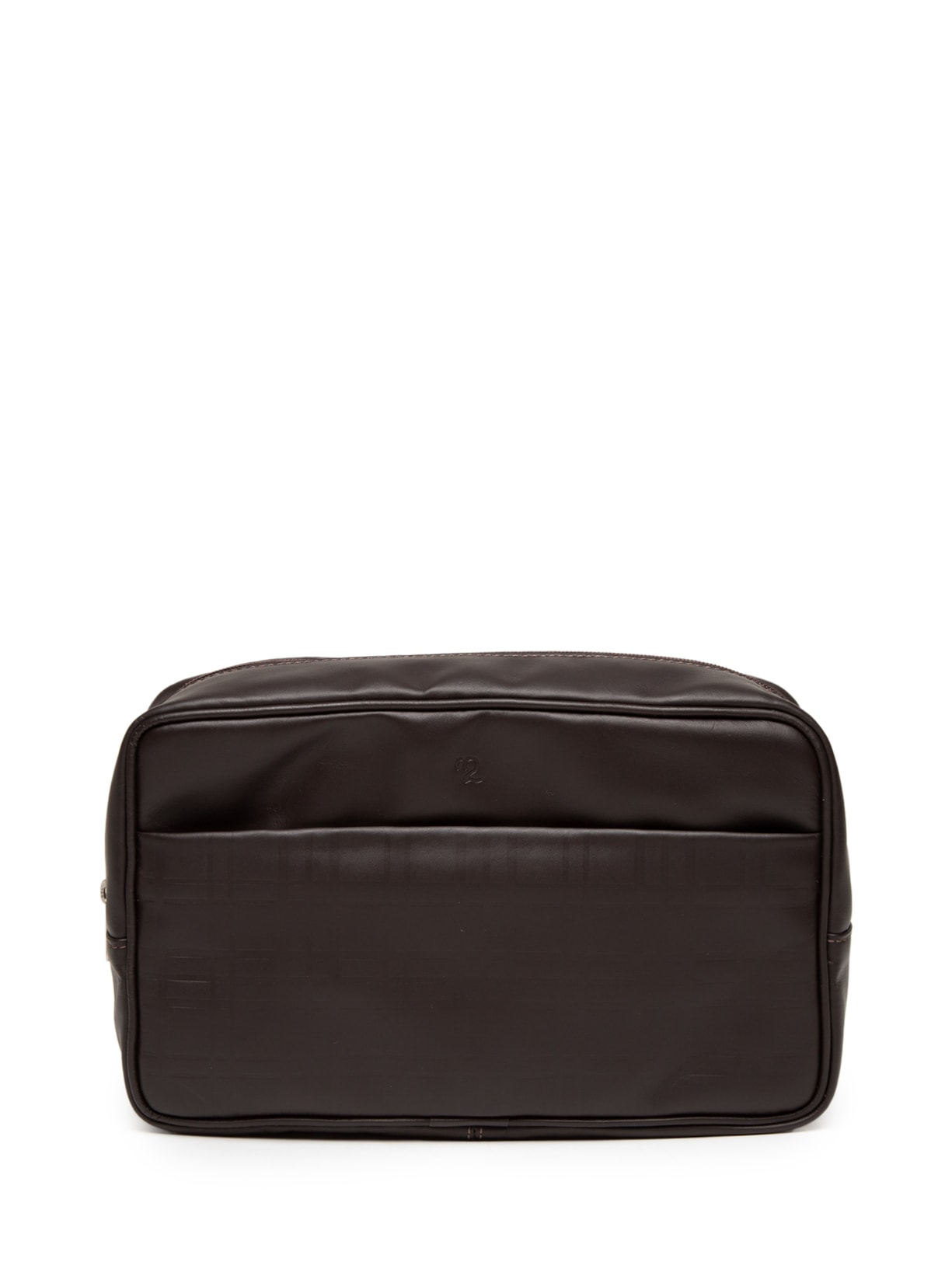 Necessaire Masculina Grande Para Viagem Couro Legítimo Marrom '2 Essential