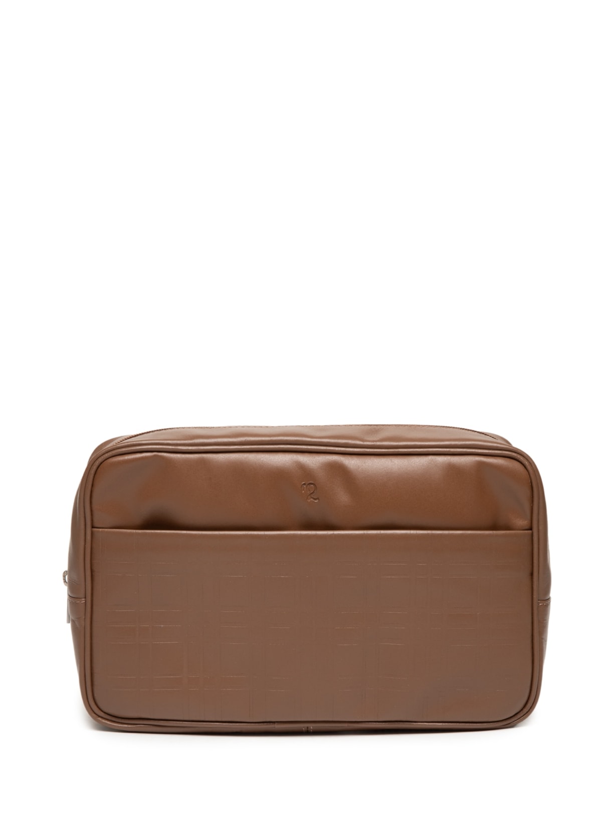 Necessaire Masculina Grande Para Viagem Couro Legítimo - Marrom