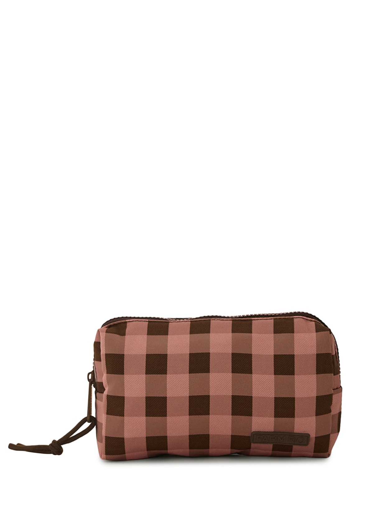 Necessaire Maxi Ora Bolas Jacaré Marrom Farm Etc