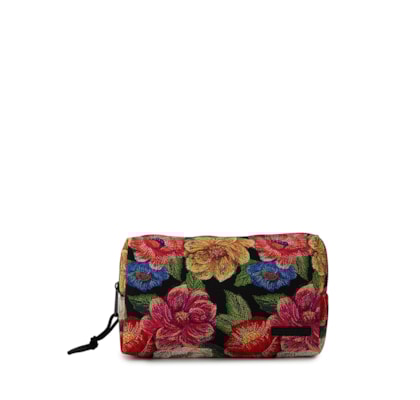 Necessaire Ora Bolas G Floral Paraíso - Preto