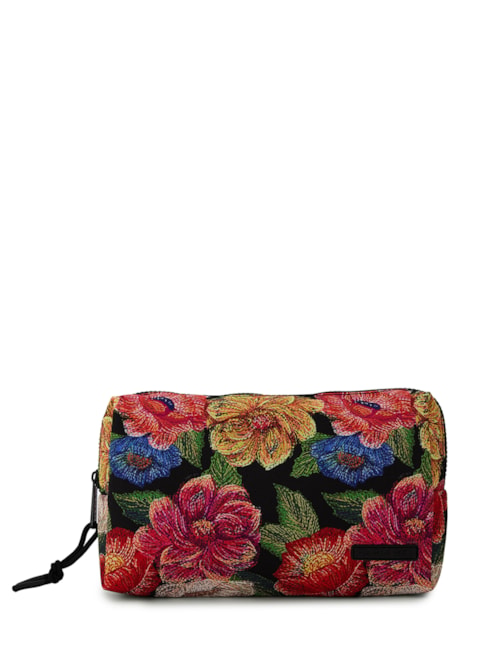 Necessaire Ora Bolas G Floral Paraíso - Preto