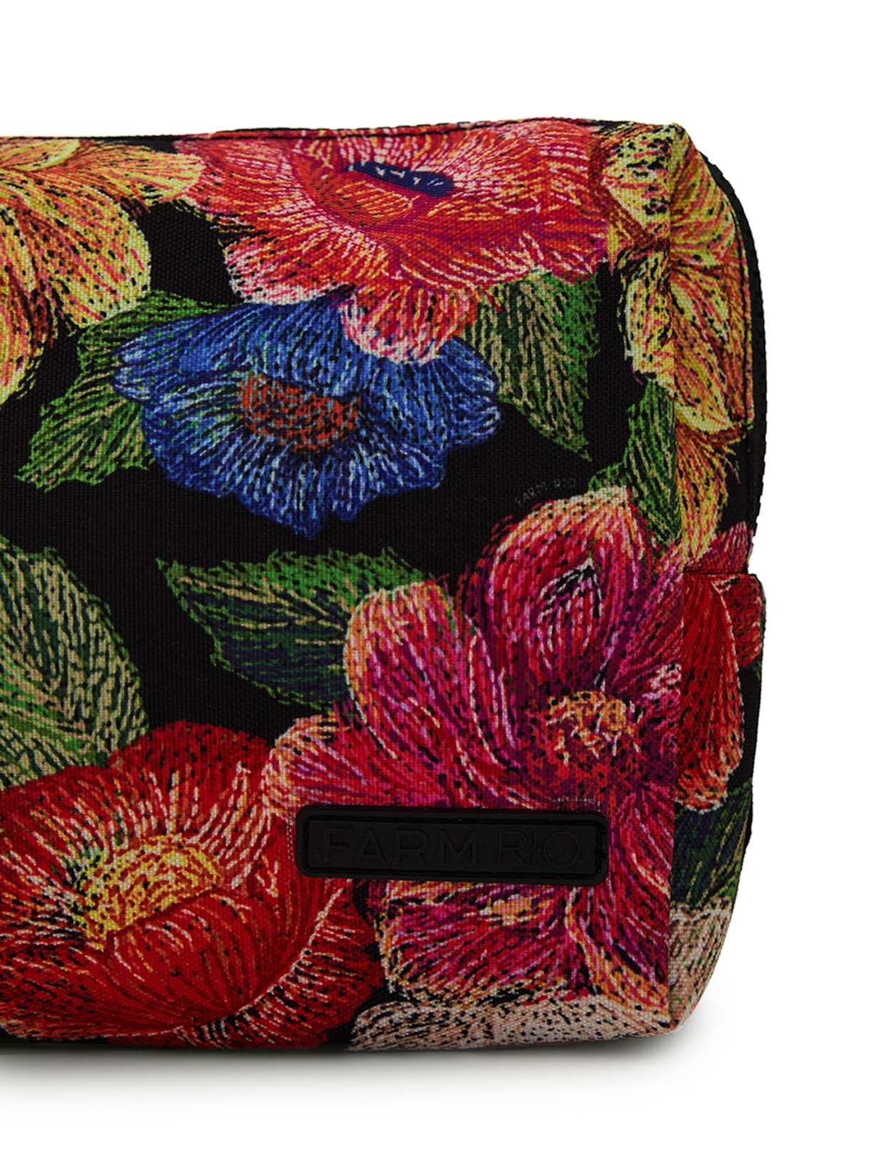 Necessaire Ora Bolas G Floral Paraíso Preto Farm Etc