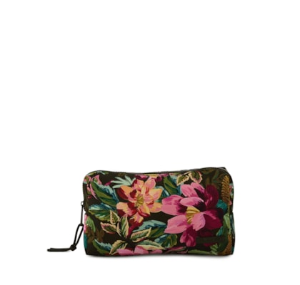 Necessaire Ora Bolas G Painted Flowers - Verde
