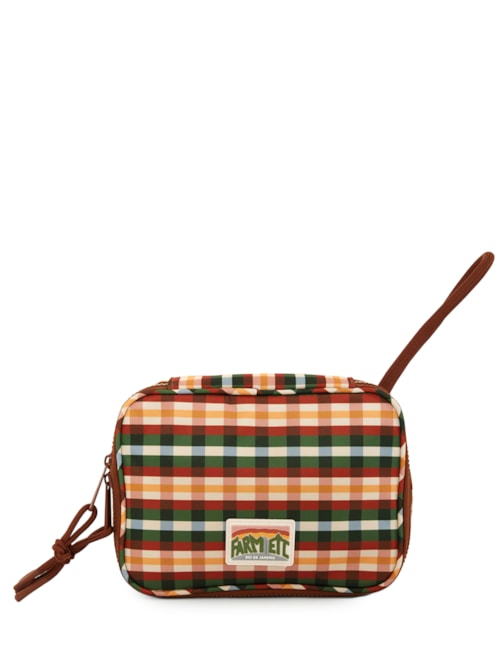 Necessaire Xero Xadrez Multi - Marrom
