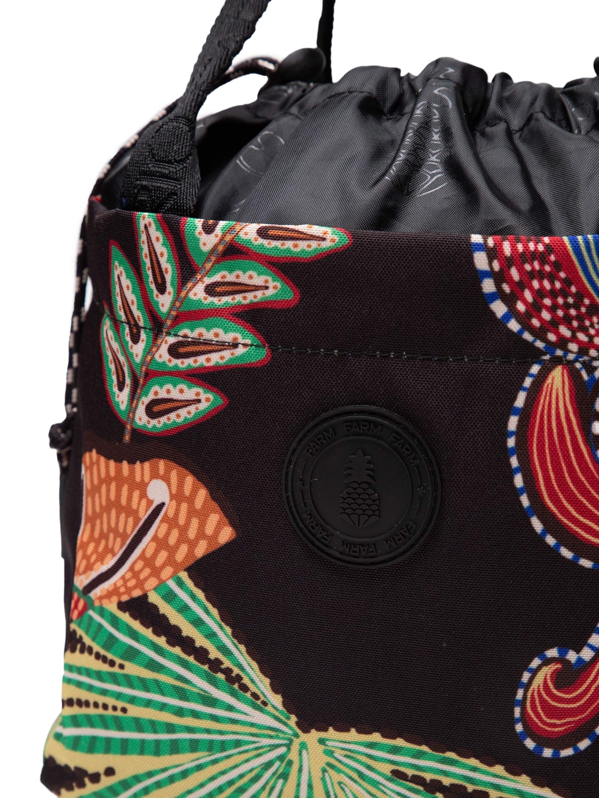 Necessaire Ziriguidum Folhagem Cool Preto Farm Etc