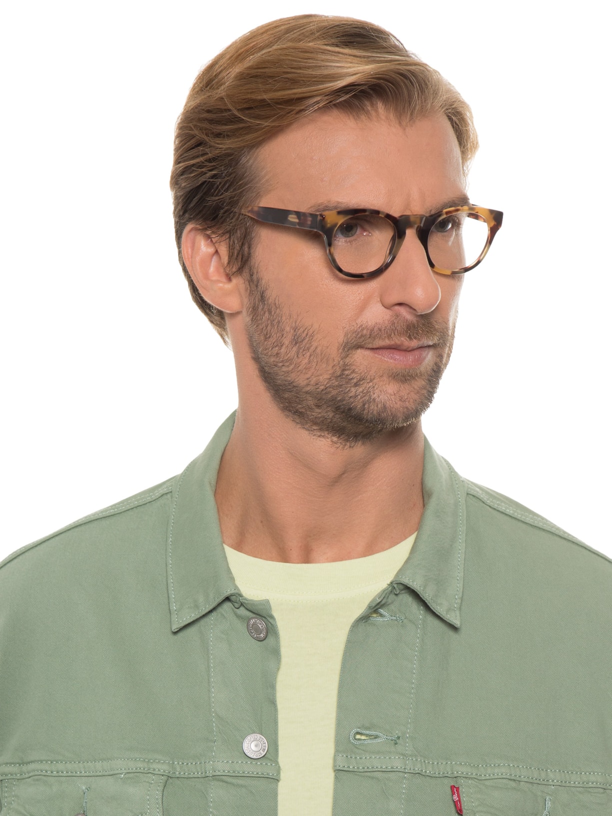 óculos De Grau Unissex Gui Demi Marrom Livo