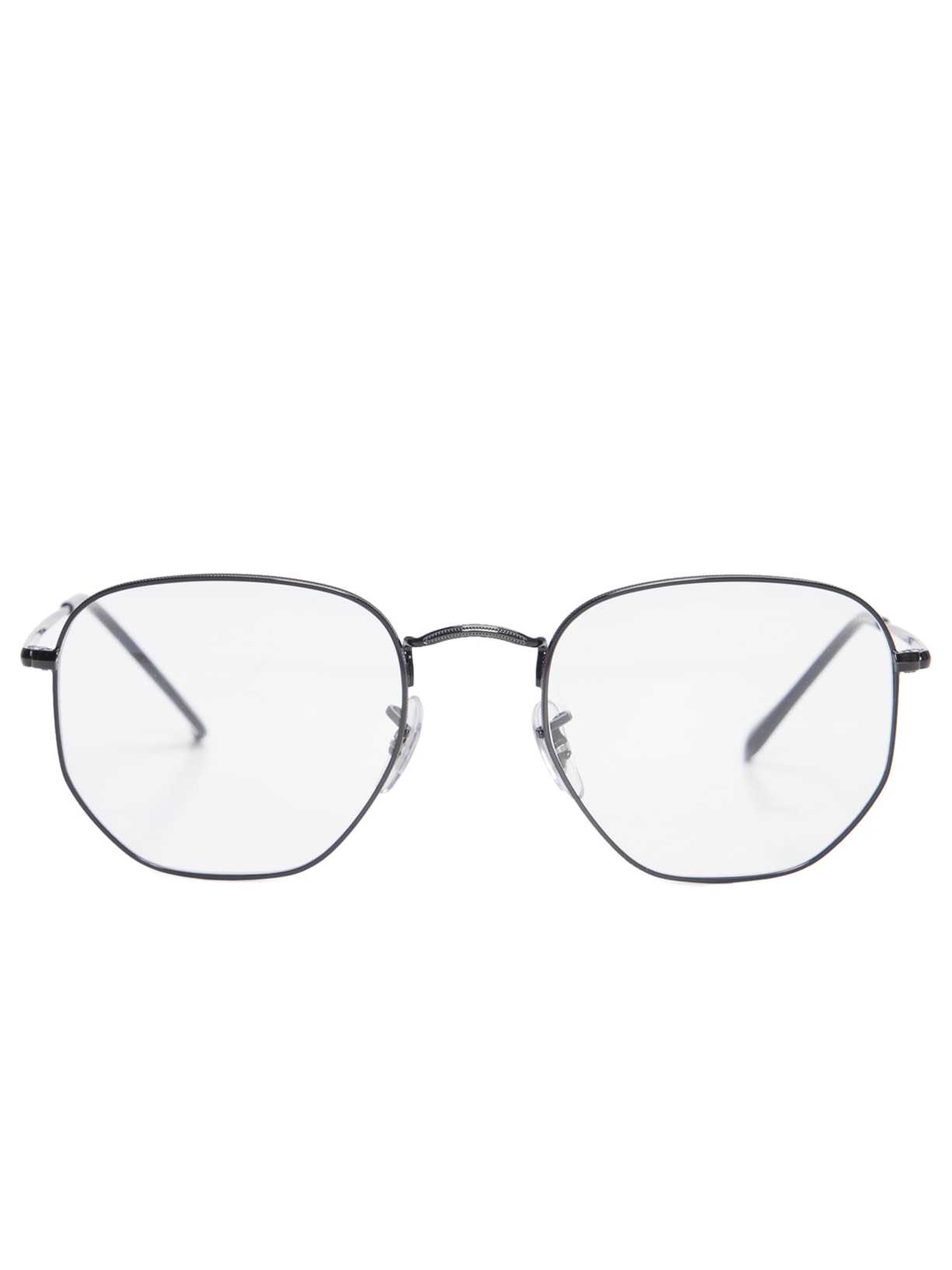 óculos De Grau Unissex Hexagonal - Prata