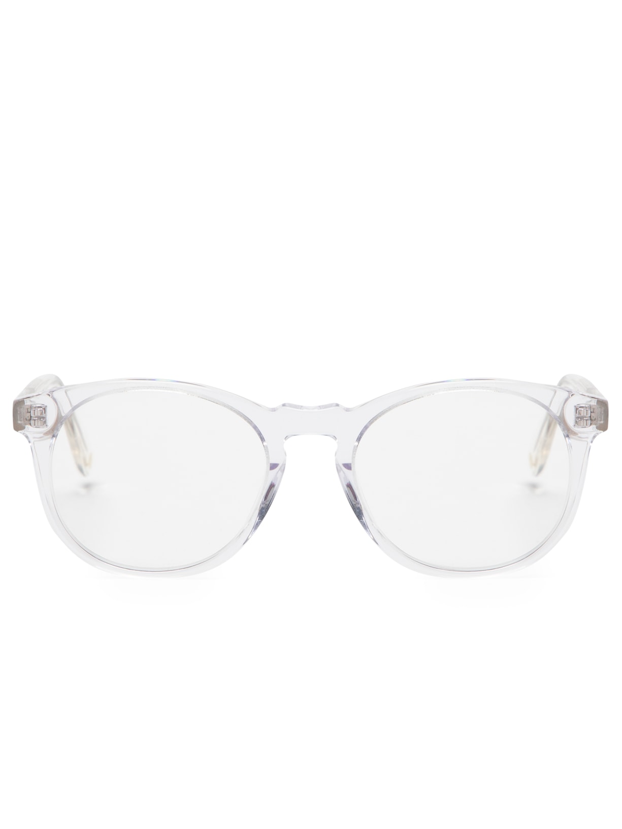 Óculos De Grau Unissex Miles Cristal - Branco