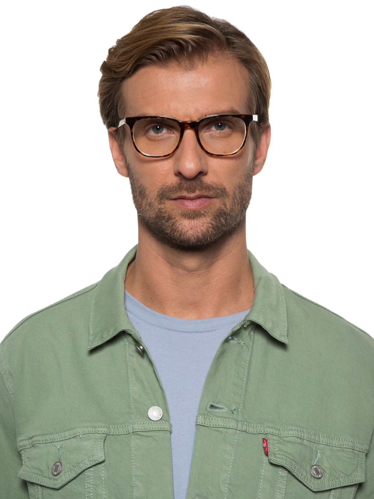 Óculos De Grau Unissex Quadrado Marrom Ray-ban