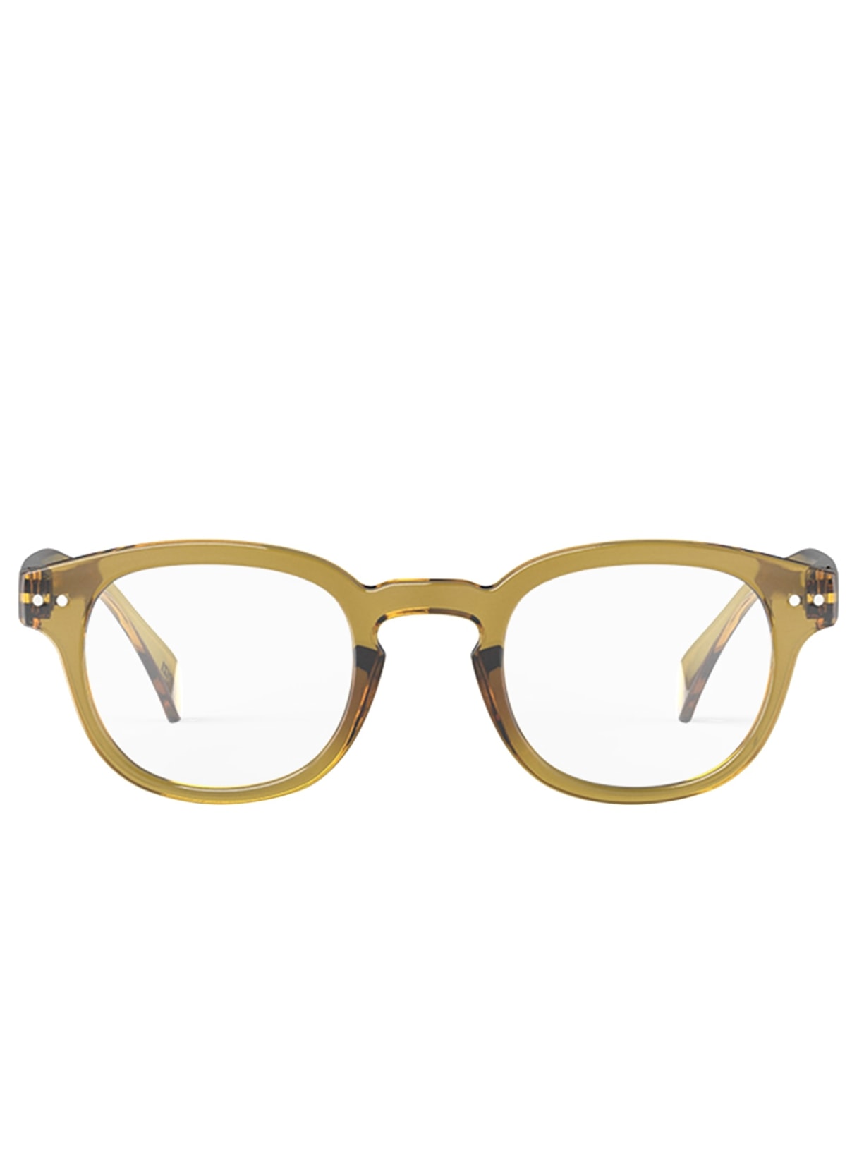 Óculos de Grau Unissex Reading Retro Square - Amarelo