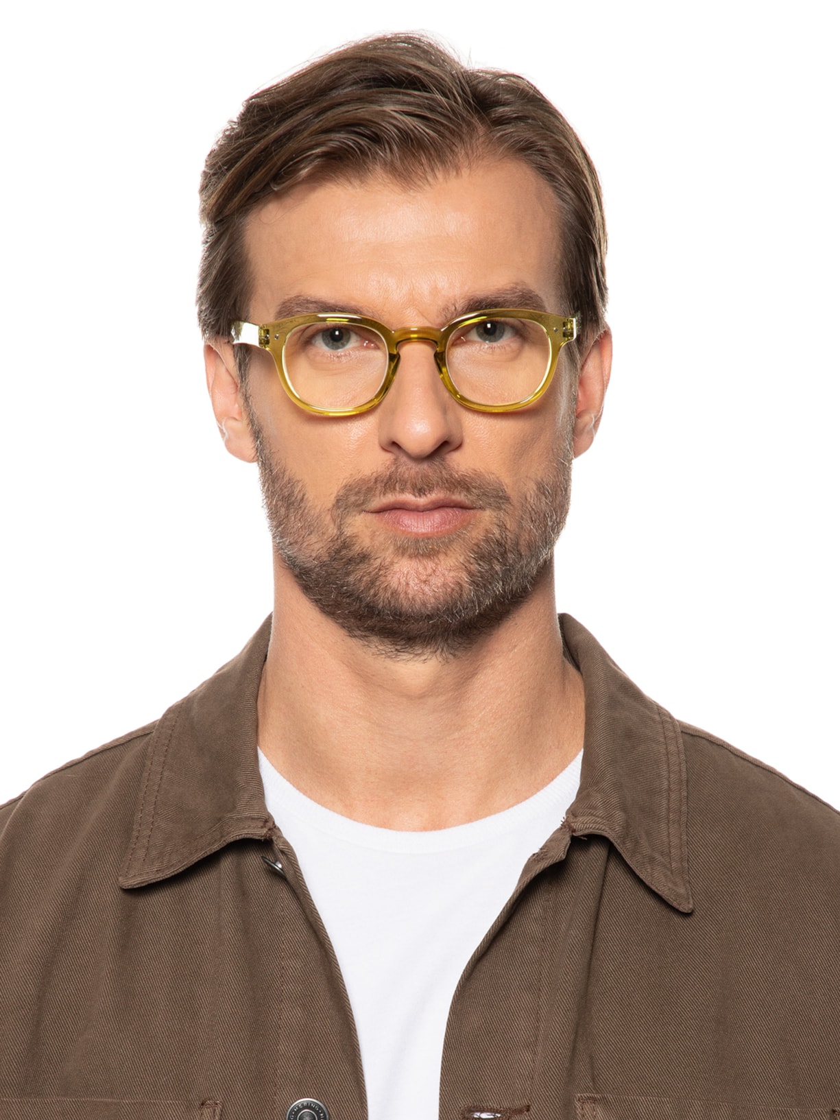 Óculos de Grau Unissex Reading Retro Square Amarelo Izipizi
