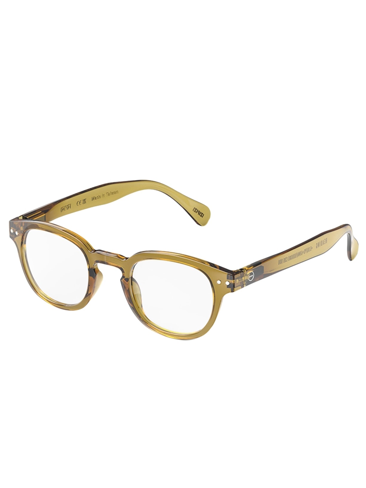 Óculos de Grau Unissex Reading Retro Square Amarelo Izipizi