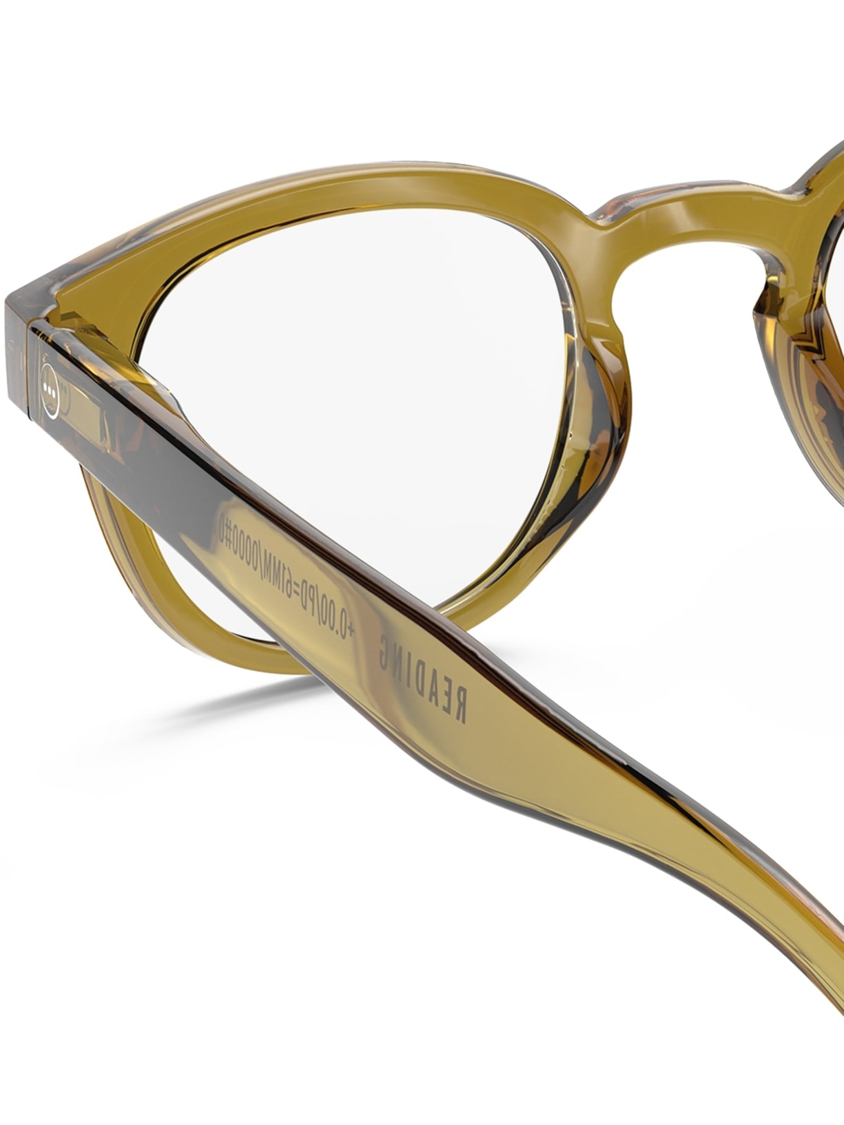 Óculos de Grau Unissex Reading Retro Square Amarelo Izipizi