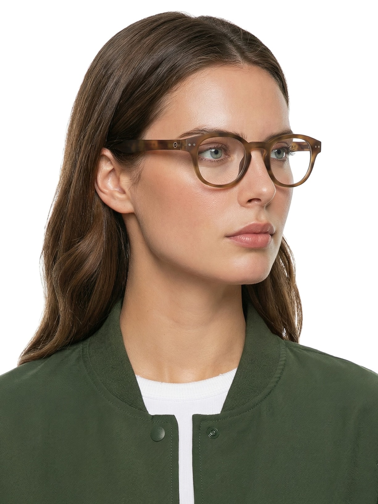 Óculos de Grau Unissex Reading Retro Square Marrom Izipizi