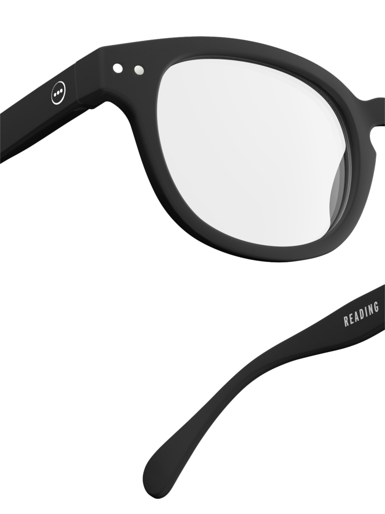 Óculos De Grau Unissex Retro Square Reading Preto Izipizi