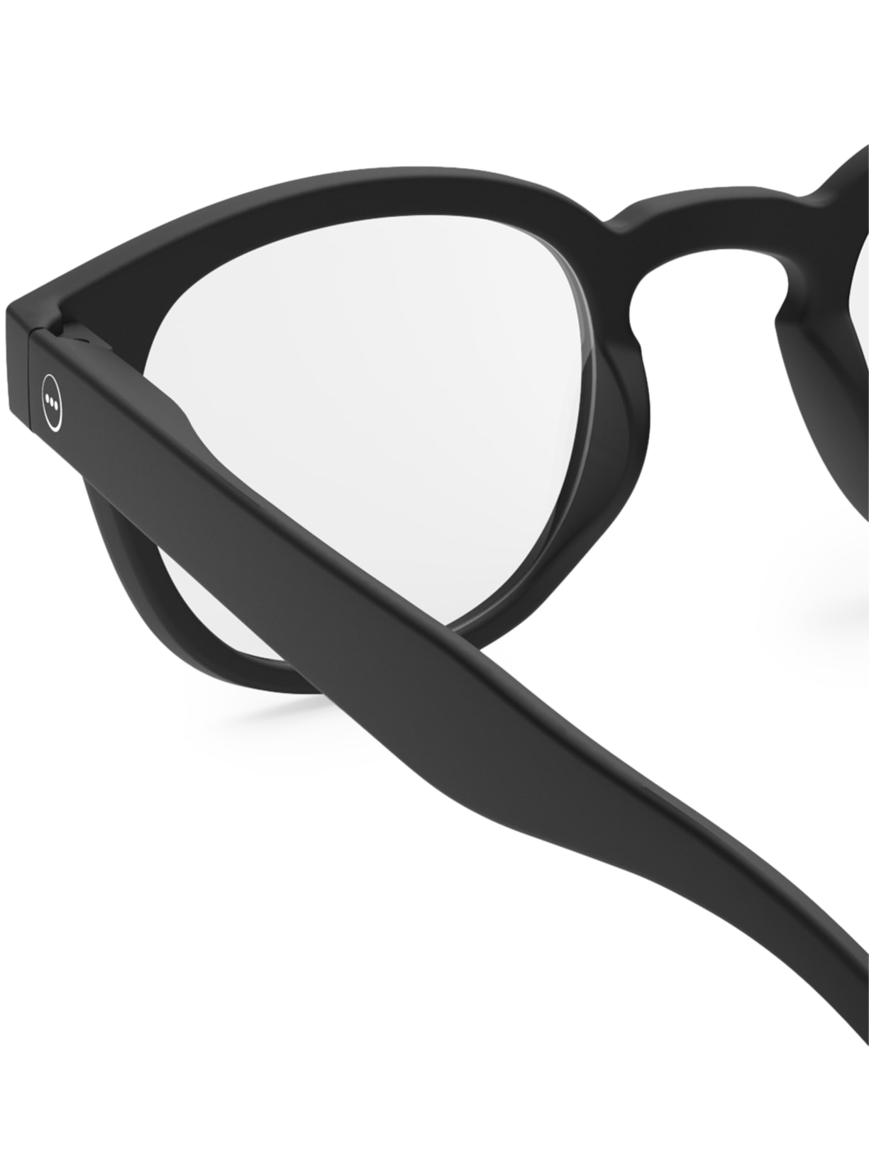Óculos De Grau Unissex Retro Square Reading Preto Izipizi
