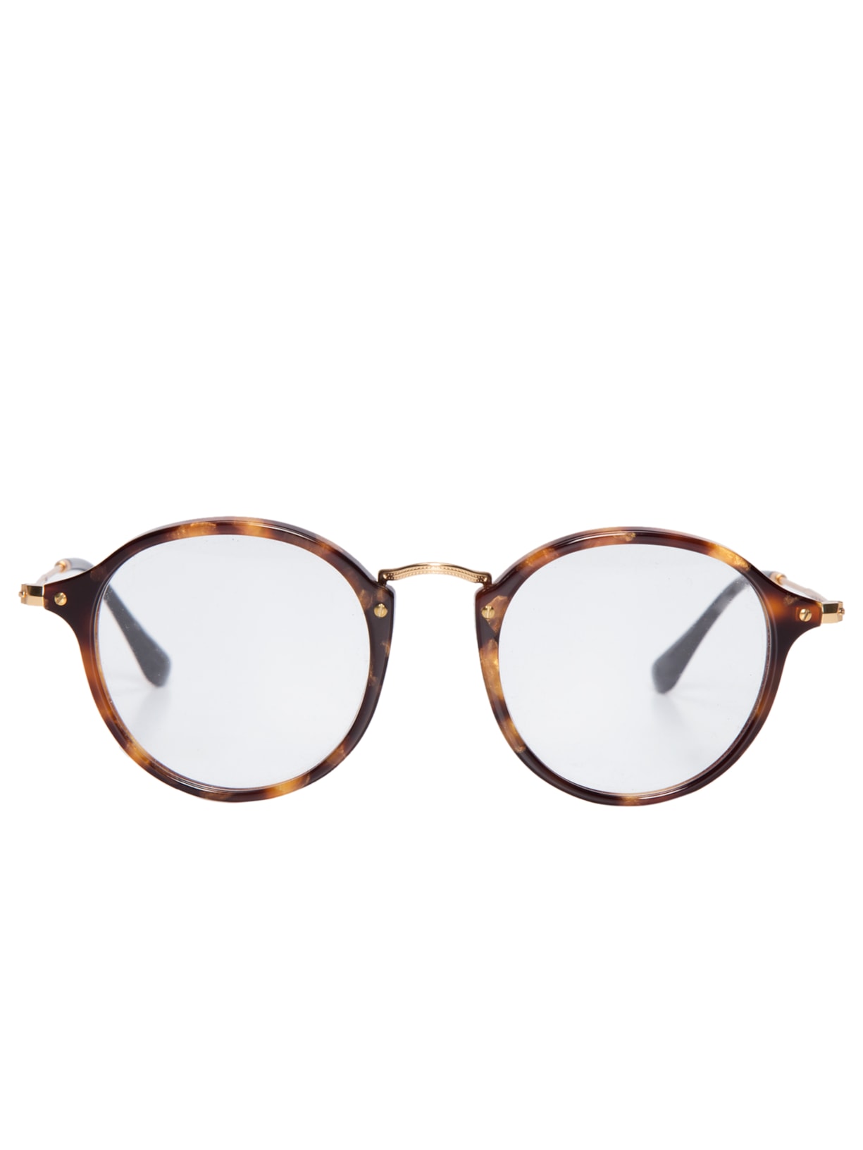 Óculos De Grau Unissex Round - Marrom