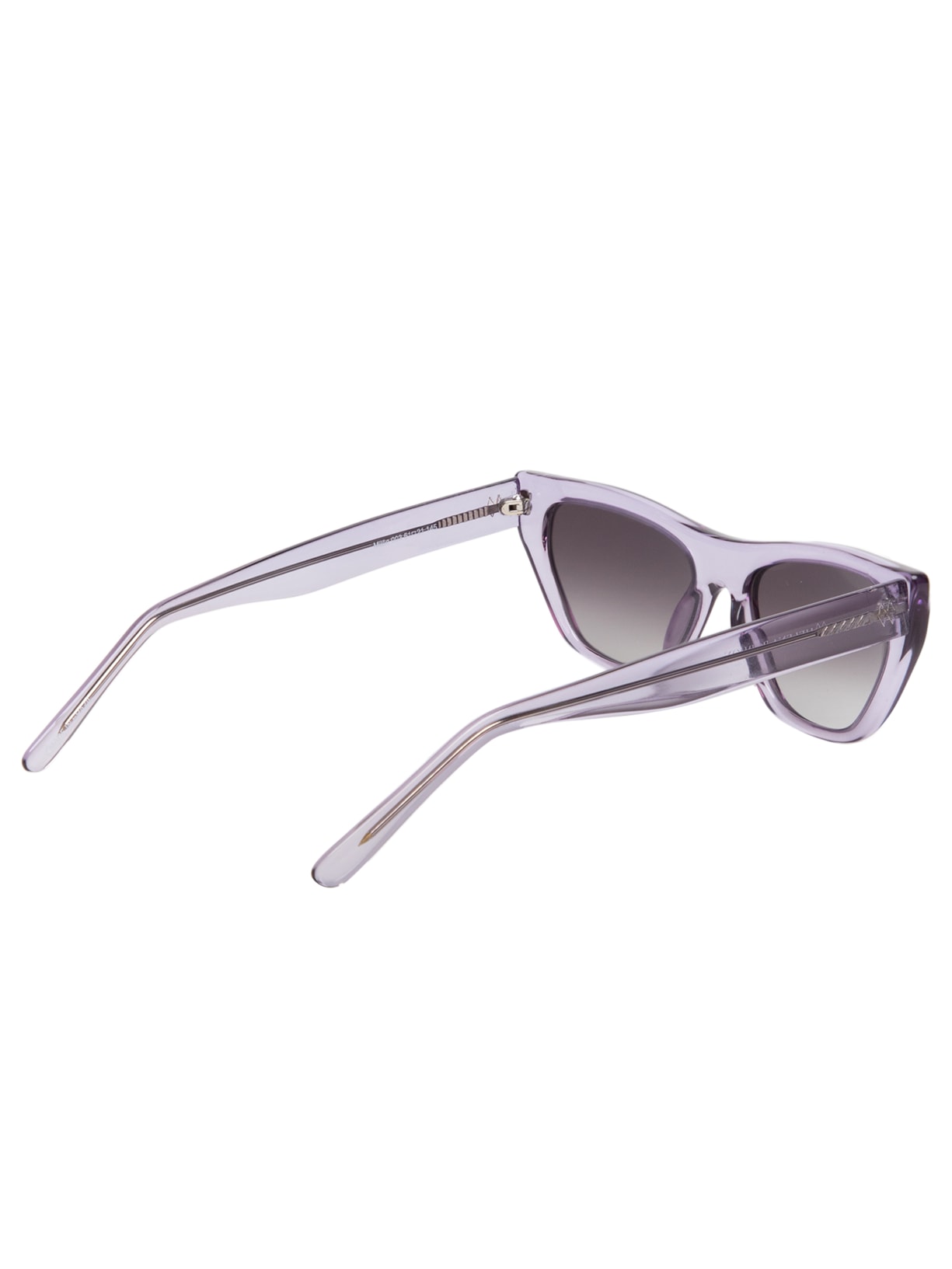 Óculos de Sol Feminino Adulto Milão Transparente Roxo Helena Bordon
