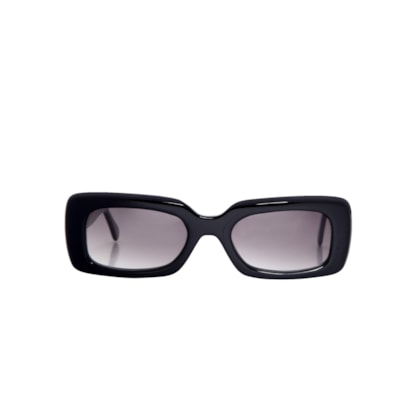 Óculos De Sol Feminino Adulto Mônaco Degradê - Preto