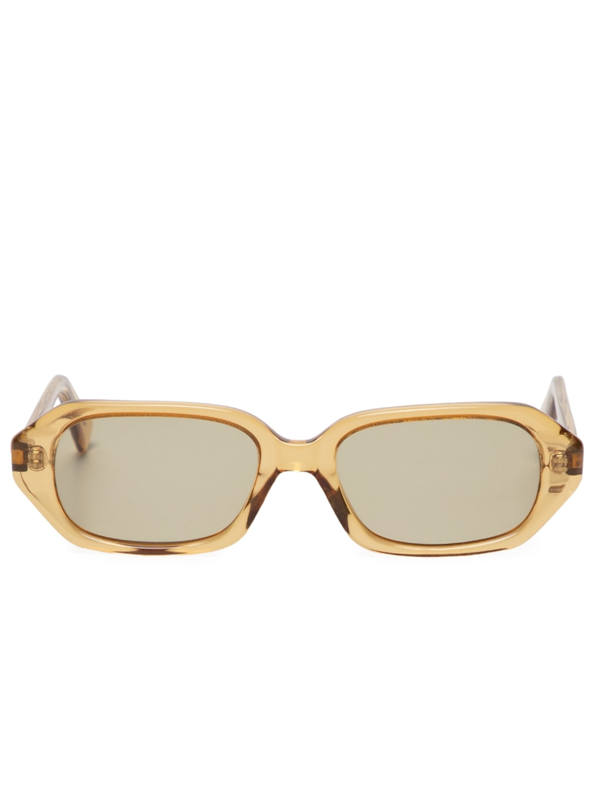 Óculos De Sol Feminino Adulto Munique Transparente Toffe MRCL Amarelo  Helena Bordon