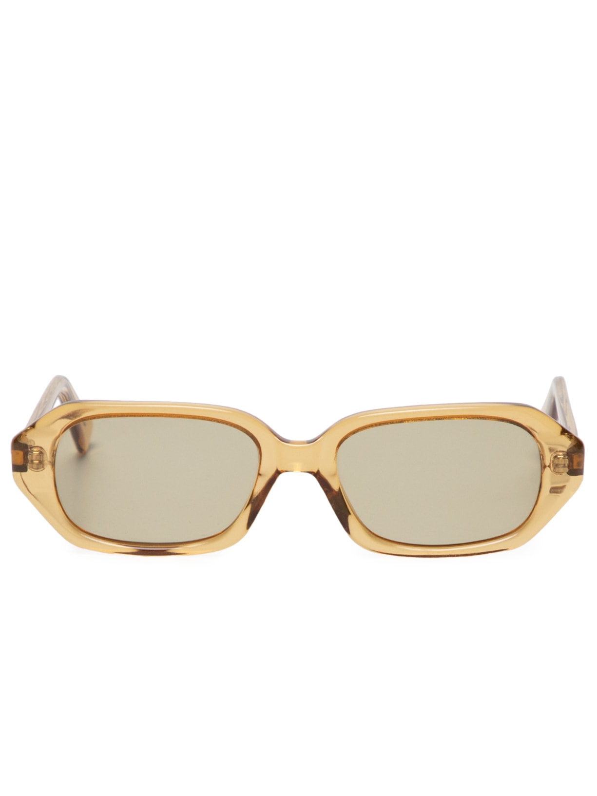 Óculos De Sol Feminino Adulto Munique Transparente Toffe MRCL - Amarelo