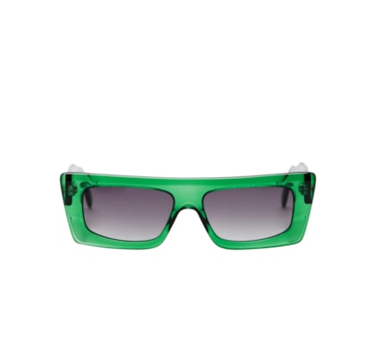 Óculos De Sol Feminino Adulto Nyc Transparente Degradê - Verde