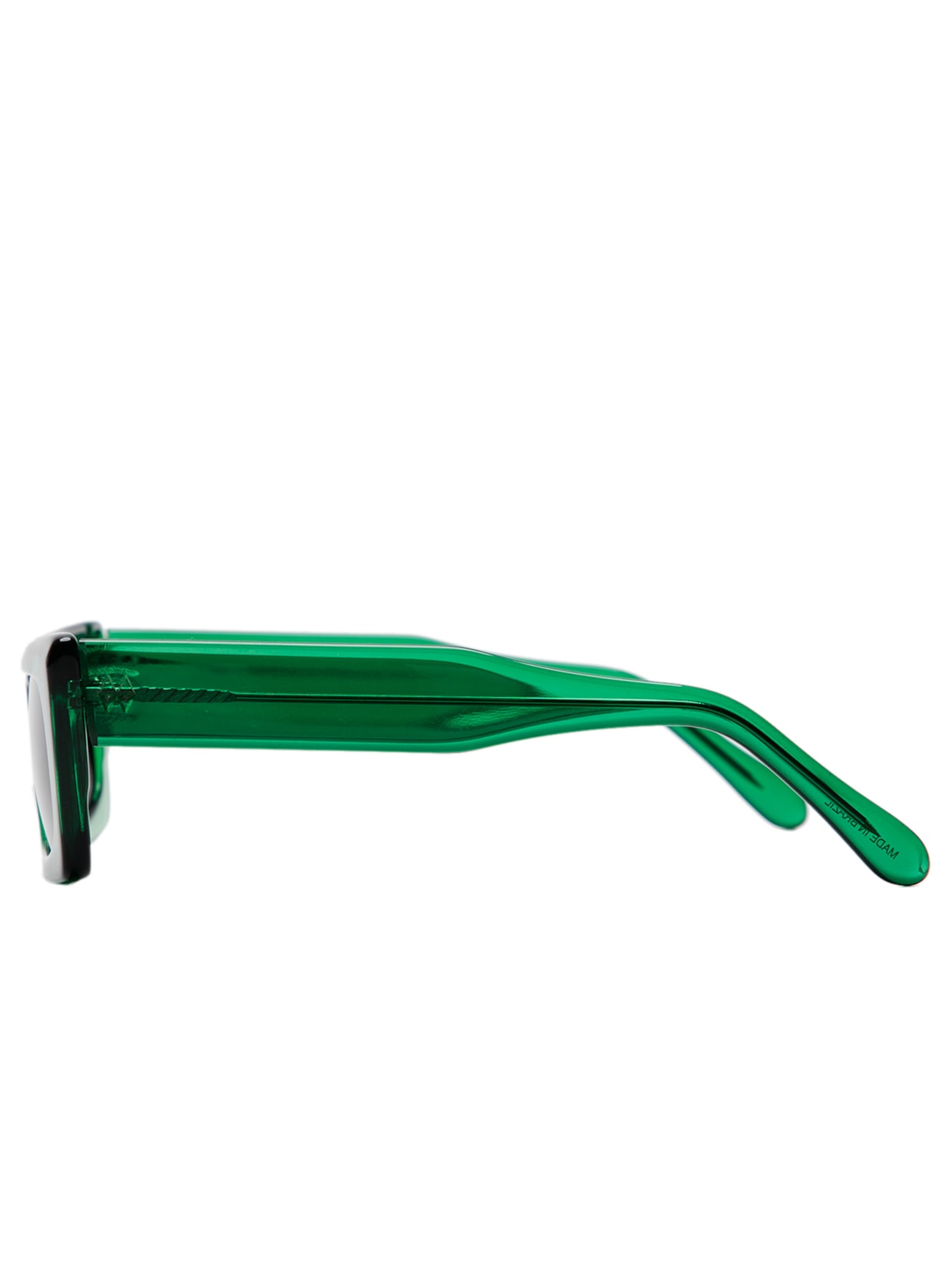 Óculos De Sol Feminino Adulto Nyc Transparente Degradê Verde Helena Bordon